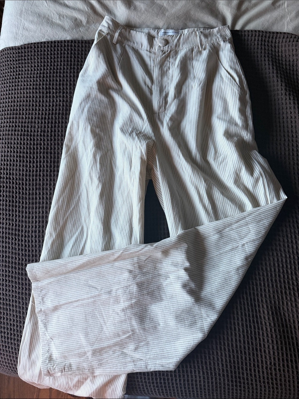 Sabo Skirt Cream Pinstripe Trousers